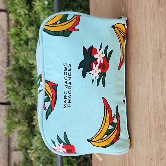Marc Jacobs Fragrance Canvas Pouch bag Cosmetic Case - Picture 1 of 10
